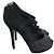 Fendi Black Suede Open Toe Boots Size 36 - view 8