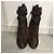 Botas Fendi de piel de becerro marrón Talla 39 Castaño - vista 4