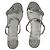 Christian Louboutin Sandali Louboutin Argento T.38 - vista 9