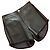 Autre Marque Short American Retro em couro T.38 Preto