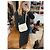 Borsa a tracolla Gucci in pelle bianca con logo GG Bianco - vista 13