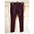 Jeans Isabel Marant Prune T.1 Dark red - view 2