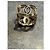 Chanel CC Logo Ring Gold und Schwarze Harz Größe 53 Golden - Ansicht 4
