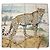 Hermès Hermes Halstuch 140 Acinonyx Jubatus NEU Beige