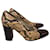 Décolleté Chanel python T.35,5 Beige  - vista 1