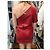 Vestido Louis Vuitton de cuero T.36 Roja - vista 7