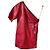 Vestido Louis Vuitton de cuero T.36 Roja - vista 8