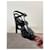 Sandales Yves Saint Laurent noires T 39.5  - vue 4