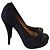 Décolleté Fendi in scamosciato blu navy taglia 36