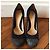 Décolleté Fendi in scamosciato blu navy taglia 36 - vista 2
