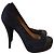 Décolleté Fendi in scamosciato blu navy taglia 36 - vista 7