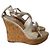 Sandali Dior con zeppa T.38,5 D'oro - vista 7