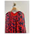 Blouse Diane Von Furstenberg rouge T.S  - vue 2