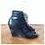 Stivaletti Givenchy in pelle nera con zeppa 39 Nero - vista 3