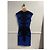 Kleid Alexander Mcqueen blau T.XS - Ansicht 3