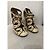 Alaïa Beige Raffia Pumps with Studs and Stones Size 40 - view 3