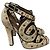 Alaïa Beige Raffia Pumps with Studs and Stones Size 40 - view 9