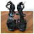 Sandali Gianvito Rossi Python T.38 Nero  - vista 3