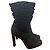 Botas Gucci negras T.35,5 Negro