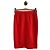 Falda Chanel rojo coral T.38 Roja