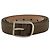 Gucci Brauner Ledergürtel Größe Silver Metal Buckle 95/38