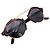 Autre Marque Gafas de sol unisex redondeadas marrones Milan 4 49/23 140 mm Gris - vista 5