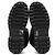 Stivali con platform in pelle Dior Oblique Nero - vista 8