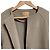 Autre Marque Abrigo de lana sin cuello ENRICODOMANI Beige - vista 5