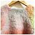 Autre Marque Freada Shaggy Strickjacke Pink Blau Grün Orange - Ansicht 7