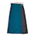 Autre Marque Falda plisada Blocking green label relaxing Verde
