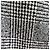 Autre Marque Munich Wool Ring Check Dobby Easy Pants Schwarz Weiß - Ansicht 2