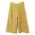 Autre Marque Calças largas de seda e mohair Drawer Amarelo - vista 2