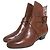 Botas curtas Salvatore Ferragamo Botas Jodhpur Botas de couro