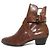 Botas curtas Salvatore Ferragamo Botas Jodhpur Botas de couro - vista 2