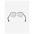 Chanel Goldene Brille mit quadratischem Gestell - Ansicht 4