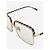 Chanel Goldene Brille mit quadratischem Gestell - Ansicht 5