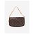 Louis Vuitton Pochette con monogramma marrone - vista 2