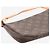 Louis Vuitton Pochette con monogramma marrone - vista 4
