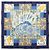 Hermès Sciarpa in seta Blue Carré 90 Le Tarot
