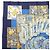 Hermès Sciarpa in seta Blue Carré 90 Le Tarot - vista 2