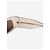 Balenciaga Gafas de sol rectangulares transparentes marrones Castaño - vista 5