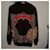 Givenchy Sweatshirt aus schwarzer Baumwolle mit Barock-Print - Ansicht 4