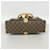 Borsa Louis Vuitton Monogram Manhattan GM Marrone - vista 3