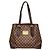 Borsa a Spalla Louis Vuitton Damier Hampstead MM Marrone Damier ebene