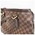 Borsa a Spalla Louis Vuitton Damier Hampstead MM Marrone Damier ebene - vista 9