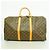 Borsa Louis Vuitton Boston Monogram Keepall 50 Marrone - vista 9