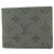 Slender Louis Vuitton Monogram Eclipse Reverse Bill Wallet Brown