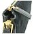 Borsa a tracolla Saint Laurent in pelle monogrammata e scamosciata Nero - vista 9