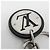 Portachiavi Louis Vuitton LV Circle M67362 Nero Argento - vista 4