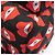 Céline Zaino Celine TELEPATHIC LOVE PRINT Nero Rosso - vista 6